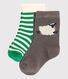 Juego de 2 pares de calcetines para bebé