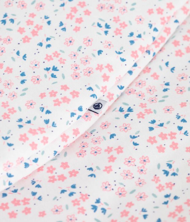 Saco para beb&eacute; de algod&oacute;n con estampado de flores TOG 2 blanco/multicolor