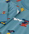 Pijama de algodón snowboard para niño POLOCHON/ MULTICO