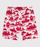 Bañador reciclado estampado para niño rojo AVALANCHE/ ROUGE