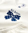 Pijama de lunares de niña de algodón orgánico blanco MARSHMALLOW/azul MEDIEVAL