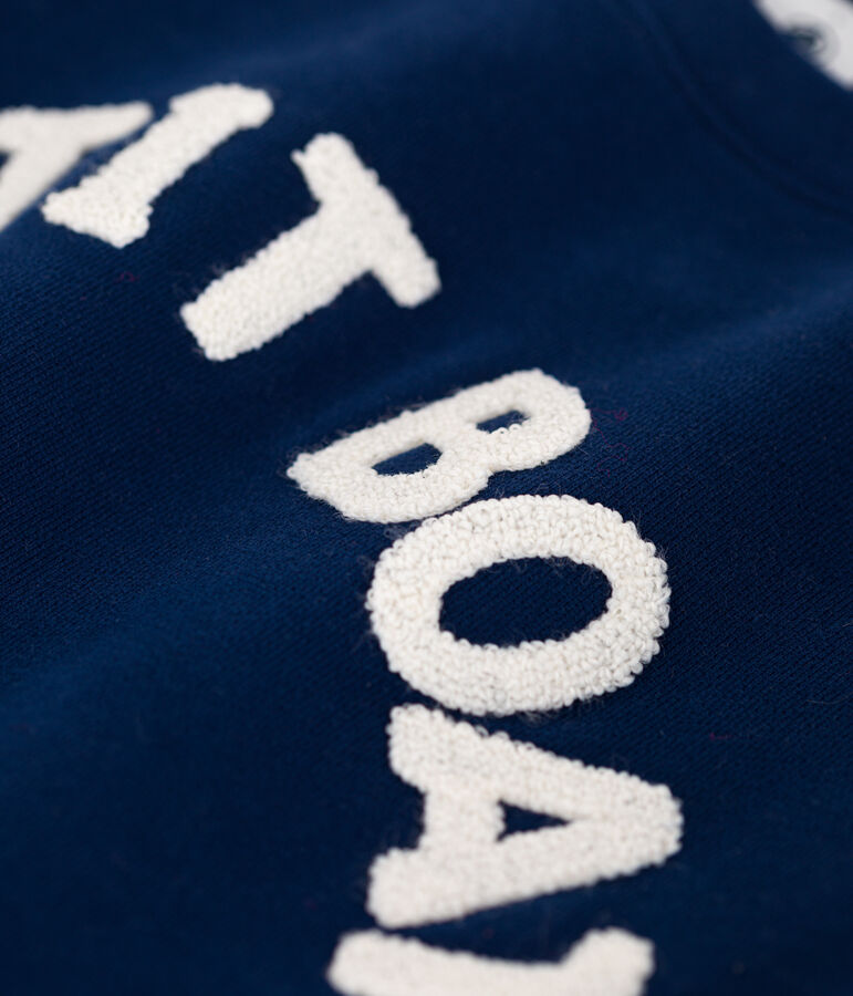 Sudadera de algod&oacute;n de mujer azul MEDIEVAL