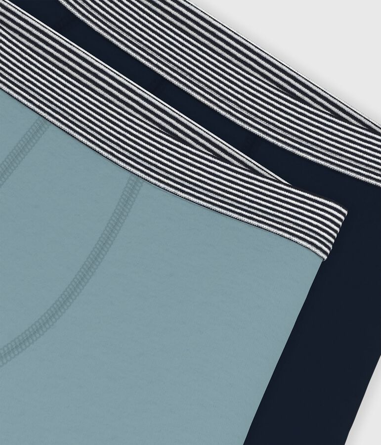 Juego de b&oacute;xeres infantiles lisos de algod&oacute;n y elastano multicolor