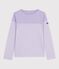 Camiseta marinera de algodón para mujer violeta SQUAW/ MILK