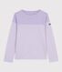 Camiseta marinera de algodón para mujer