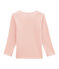 Camiseta de manga larga en lana y algodón rosa JOLI