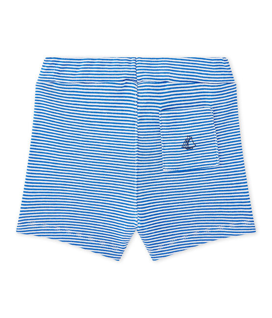 Short bebé niño a rayas azul PERSE/blanco MARSHMALLOW