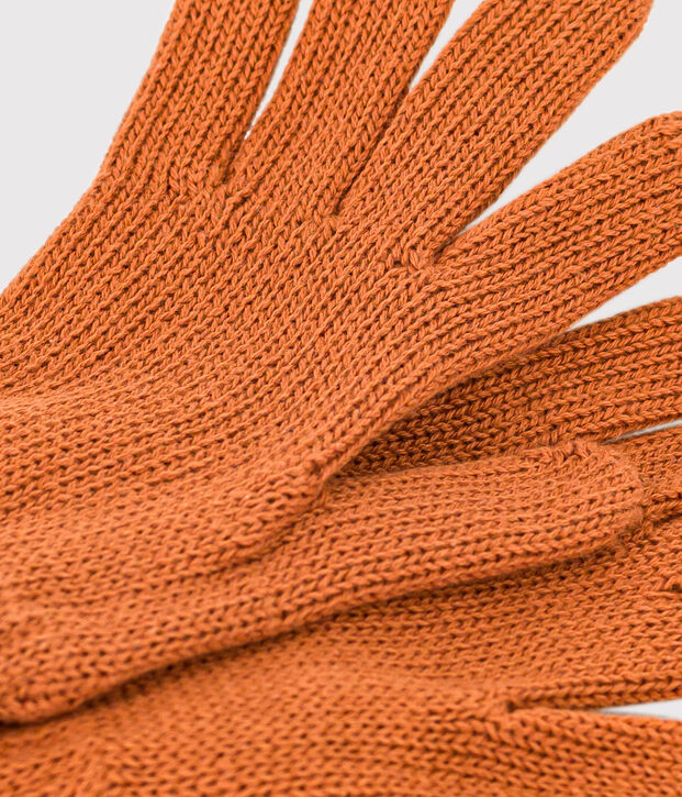 Guantes de punto de ni&ntilde;o/ni&ntilde;a marron