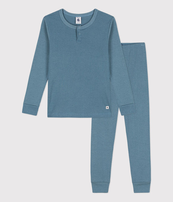 Pijama de algodón y lyocell para niño/niña azul ROVER