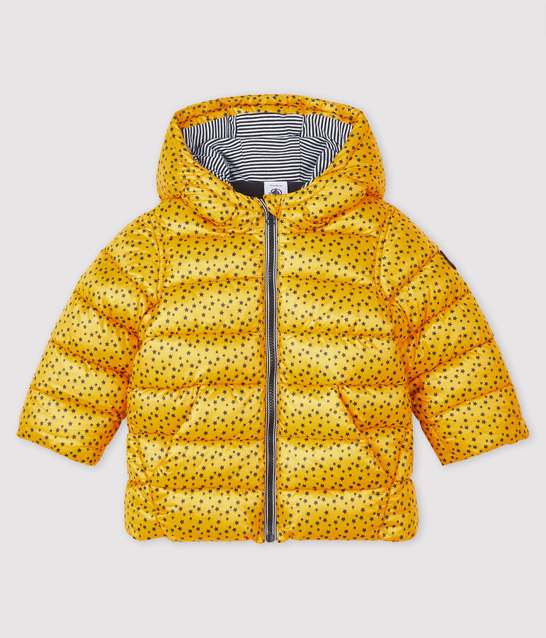 Chaqueta acolchada para beb&eacute; ni&ntilde;o amarillo/azul
