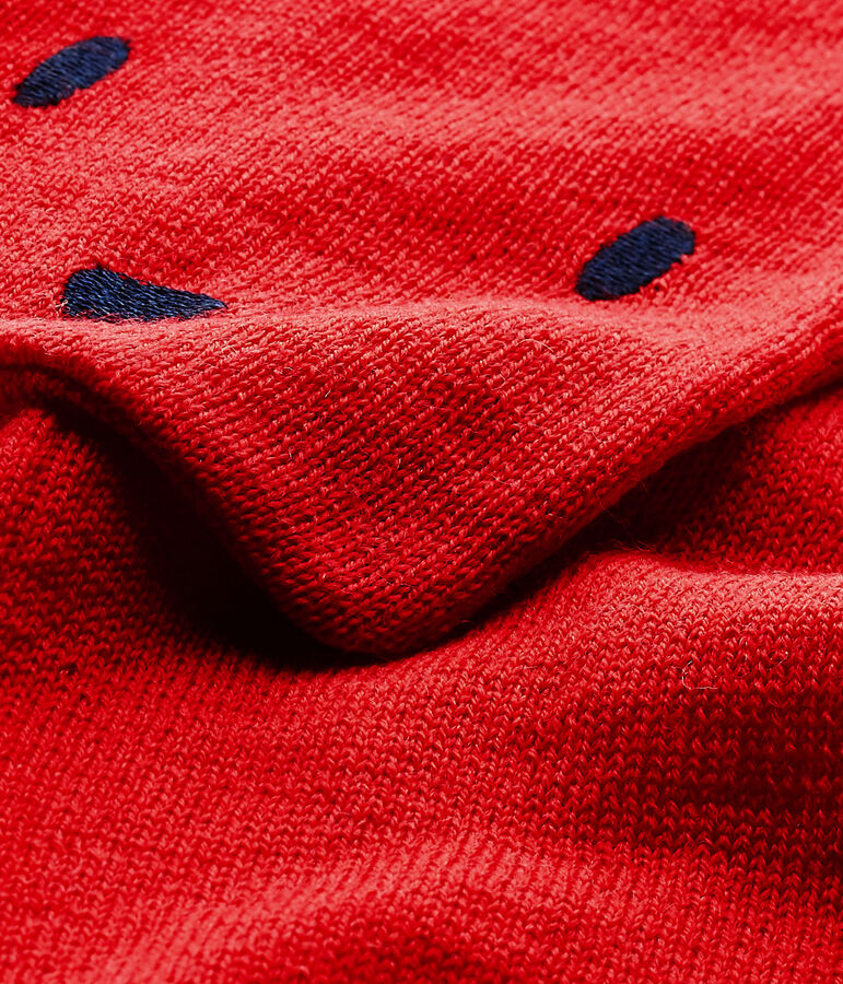 Bufanda para beb&eacute; mixto rojo