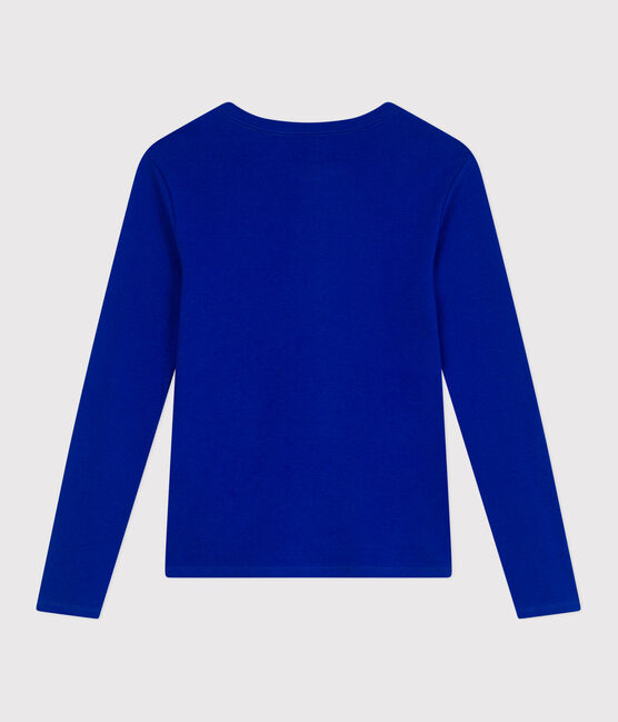 Camiseta Icónica lisa de algodón para mujer azul SURF
