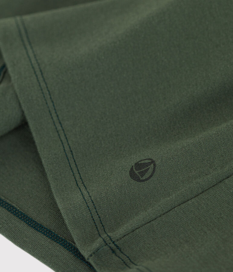 Camiseta L'ICONIQUE de algod&oacute;n de punto cocotte para mujer verde