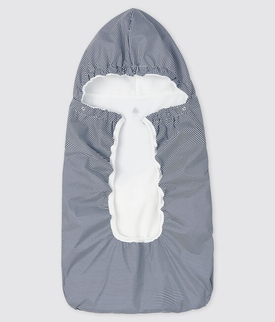 Saco portabebé azul SMOKING/blanco MARSHMALLOW
