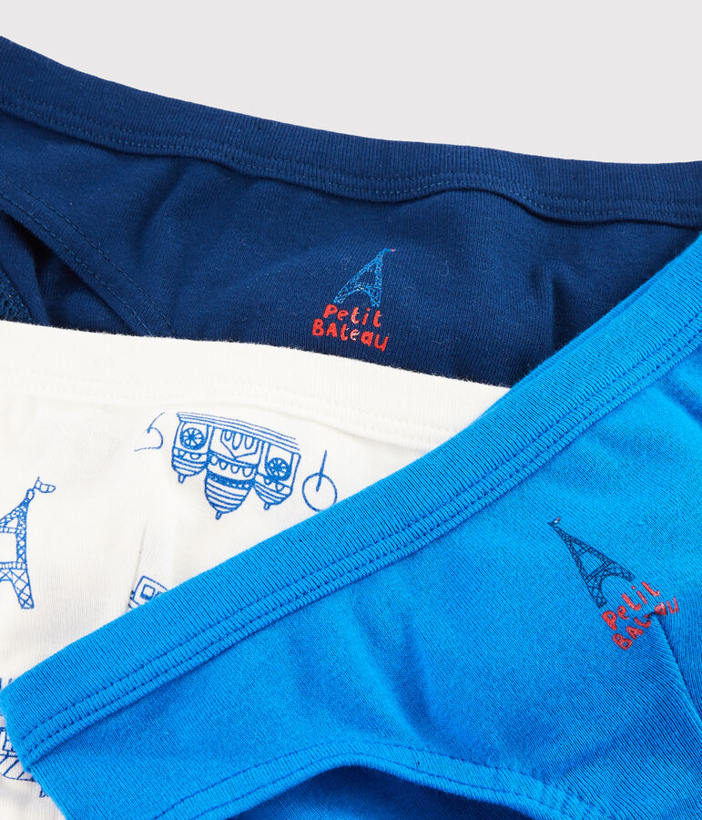 Lote de 3 slips Par&iacute;s para ni&ntilde;o peque&ntilde;o variante 1