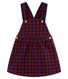 Vestido vichy para bebé niña
