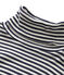Sous pull femme rayé en coton ultra light azul SMOKING/beige COQUILLE