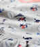 Pijama con estampado de París de niño de algodón orgánico gris BELUGA/blanco MULTICO