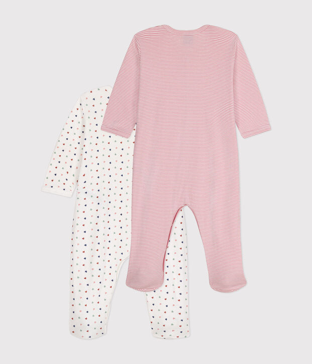 Juego de 2 pijamas de algod&oacute;n para beb&eacute; multicolor