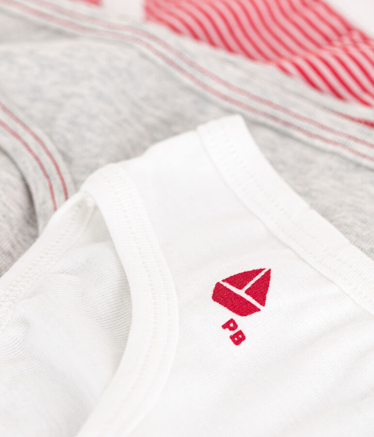 Juego de 3 braguitas de ni&ntilde;a de algod&oacute;n multicolor