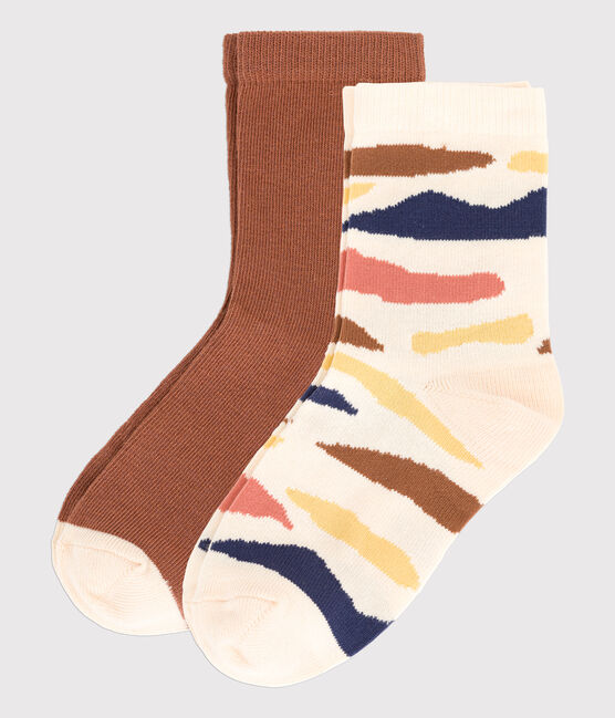 Juego de 2 pares de calcetines para niña / niño variante 1