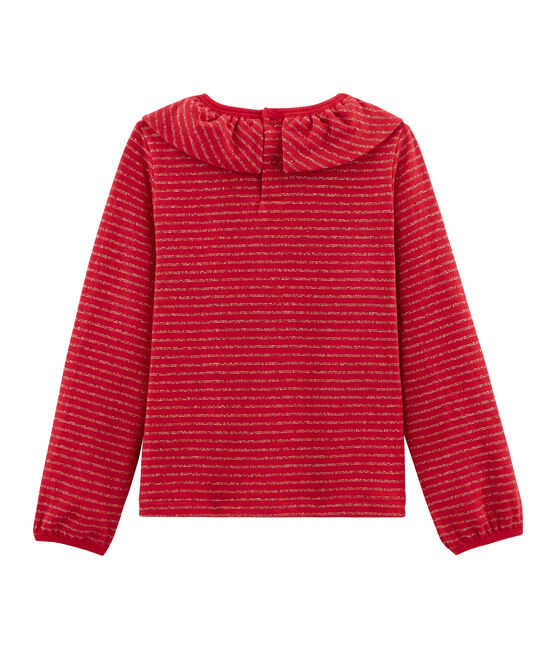 Camiseta de manga larga para niña rojo TERKUIT/amarillo OR