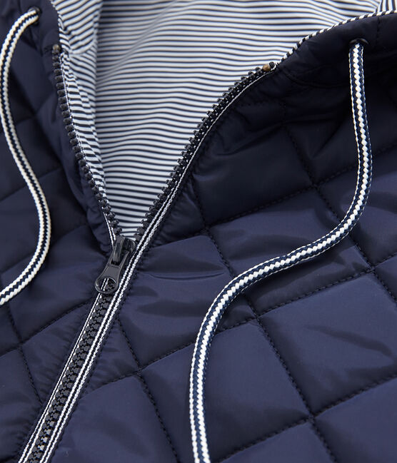 Cortavientos cálido largo unisex azul SMOKING