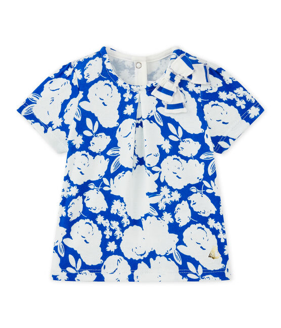 Camiseta bebé niña estampado blanco MARSHMALLOW/blanco MULTICO