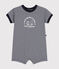 Mono corto de jersey para bebé azul SMOKING/blanco MARSHMALLOW