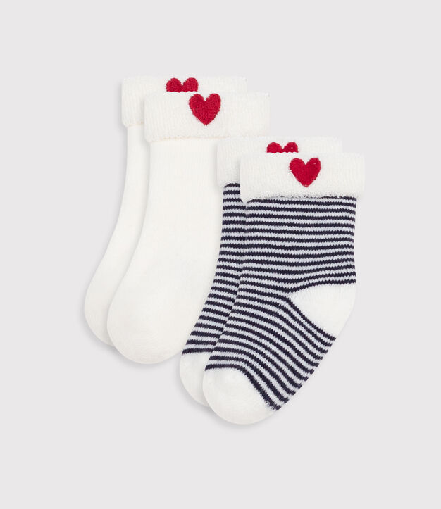 Juego de calcetines de algod&oacute;n bordado para beb&eacute; multicolor