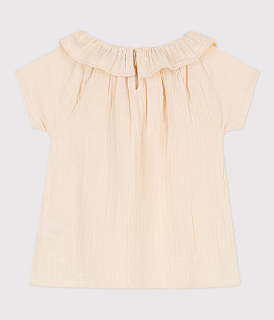 Blusa de gasa de algodón para niña crudo AVALANCHE