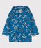 CHUBASQUERO ICÓNICO RECICLADO DE NIÑA/NIÑO azul BRASIER/blanco MULTICO