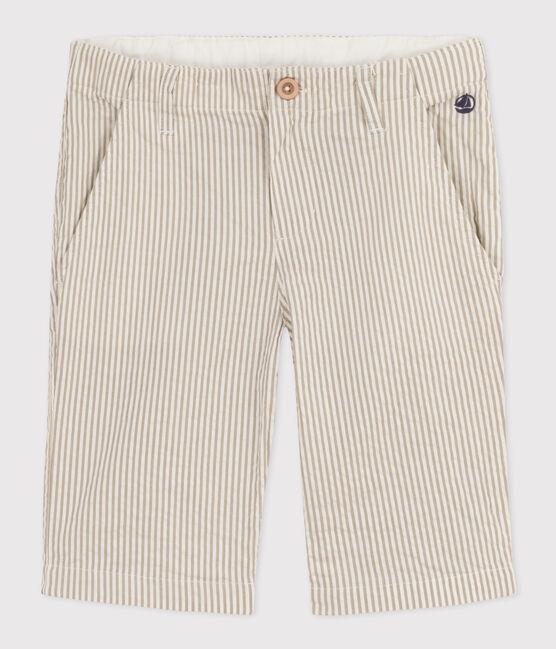 Bermudas milrayas para niño MARECAGE/ MARSHMALLOW