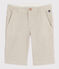 Bermudas milrayas para niño MARECAGE/ MARSHMALLOW