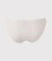 Braguita de niña estampada en jersey stretch blanco LAIT/blanco MULTICO