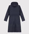 Gabardina con capucha para mujer azul SMOKING