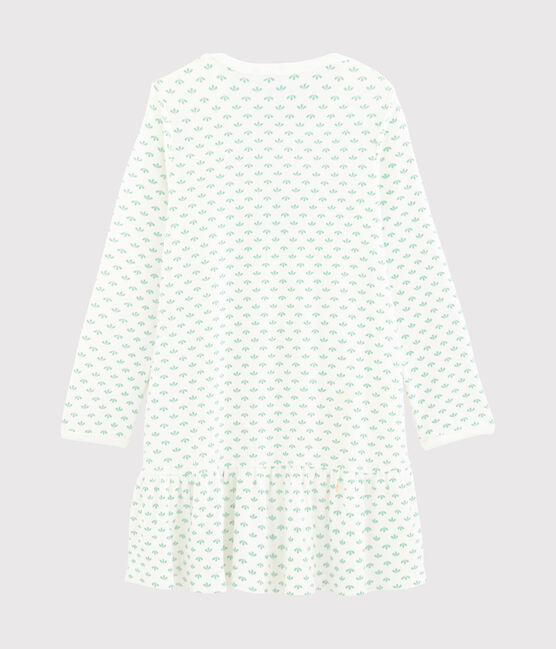 Camisón para niña de punto blanco MARSHMALLOW/blanco MULTICO
