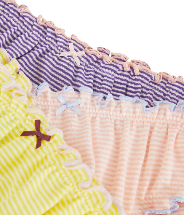 Lote de 3 braguitas para mujer multicolor