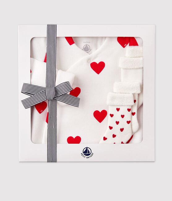 Estuche de regalo de corazones para recién nacido variante 1