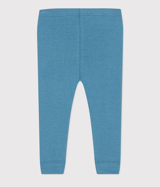 Leggings de algod&oacute;n para beb&eacute; azul