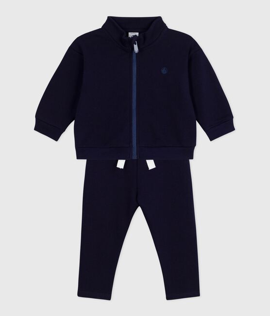 Conjunto de sudadera y pantalón de algodón liso para bebé SOIR