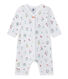 Pijama sin pies estampado para bebé niña