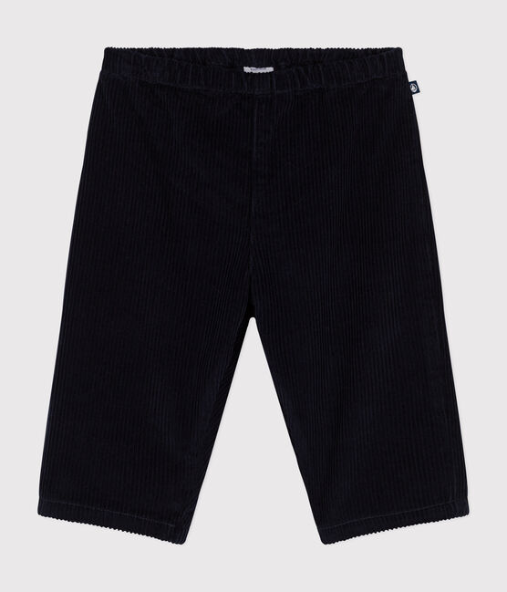 Pantalón de pana para bebé azul SMOKING