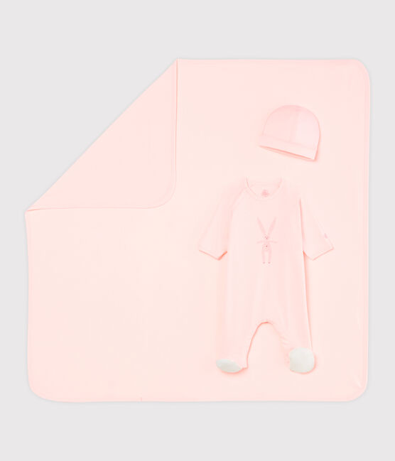 Estuche de regalo de nacimiento de punto para bebé variante 1