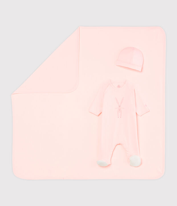 Estuche de regalo de nacimiento de punto para beb&eacute; multicolor