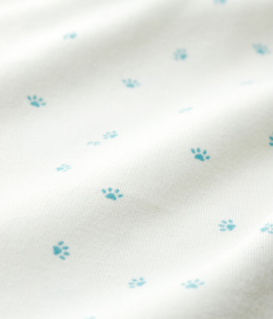 Body de manga corta con patitas de bebé blanco MARSHMALLOW/blanco MISTIGRI