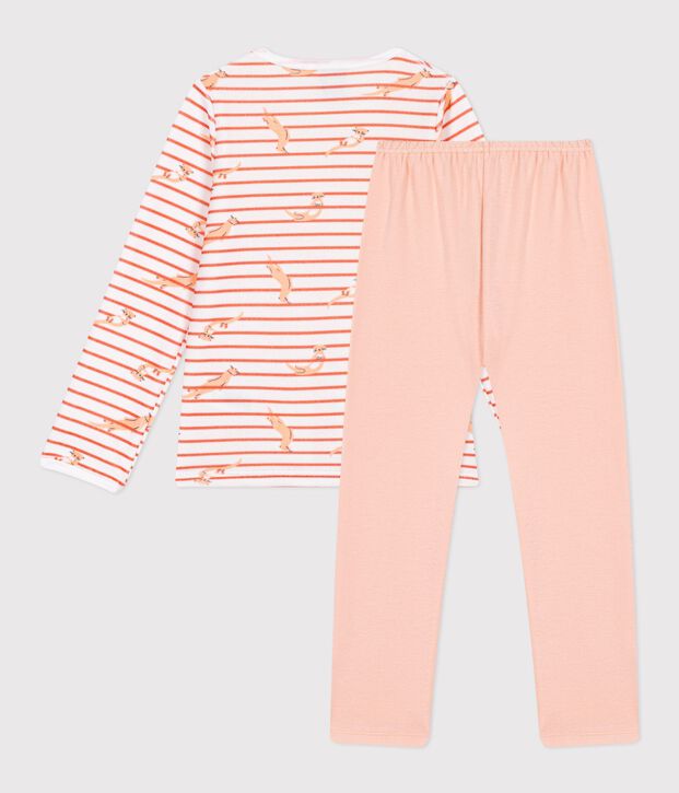 Pyjama  en velours blanco/rosa/multicolor