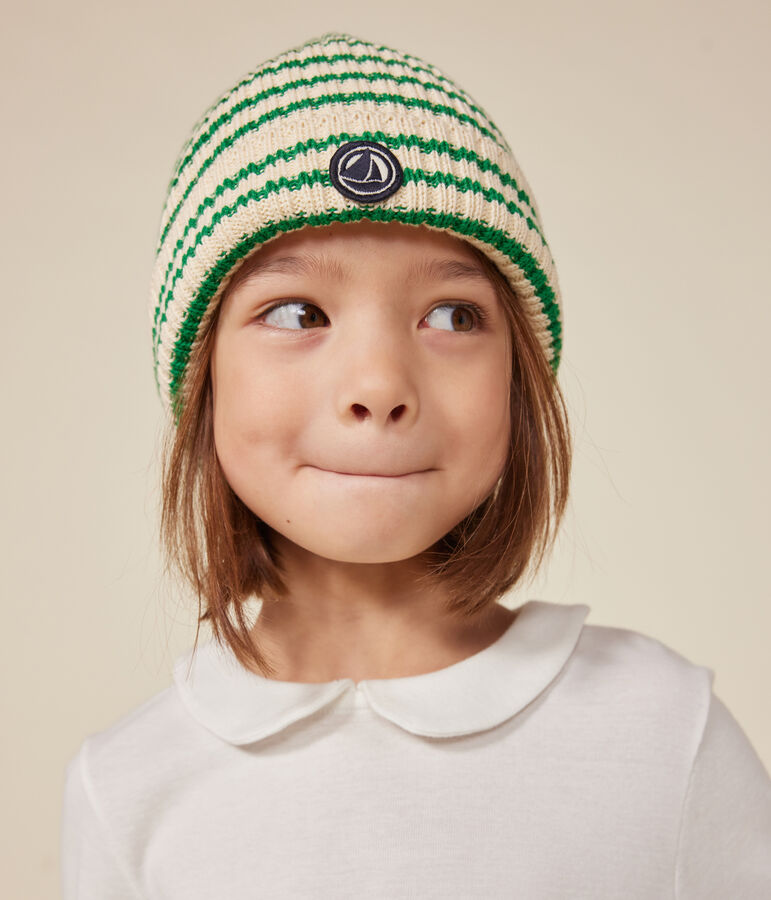 Camiseta de algod&oacute;n de manga larga de ni&ntilde;a blanco