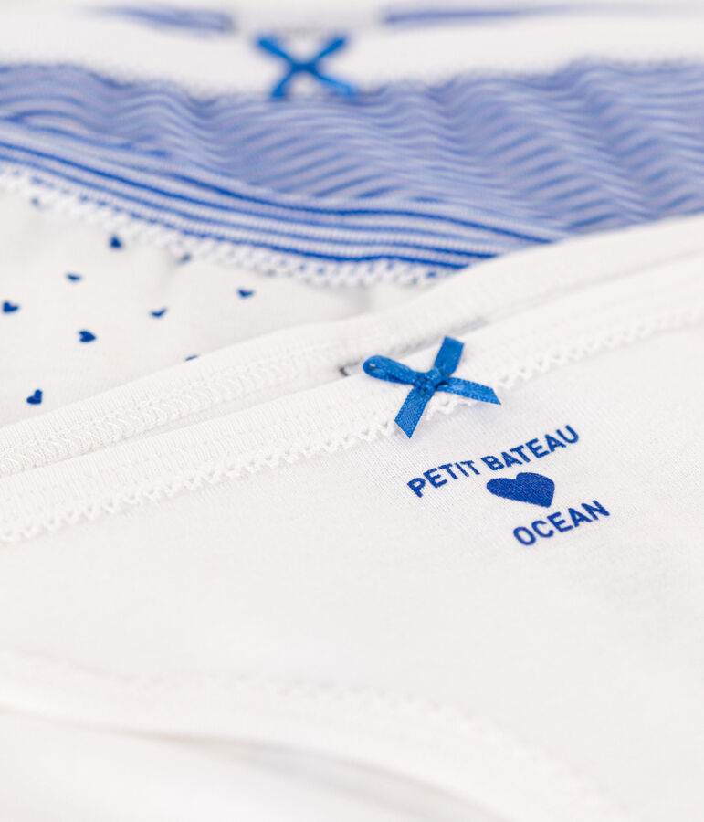 Juego de 3 braguitas de algod&oacute;n para ni&ntilde;a multicolor