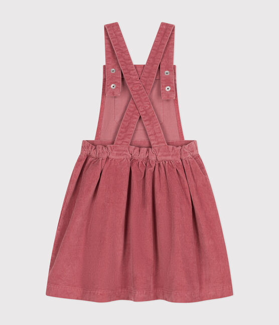 Pichi de terciopelo para niña rosa ROSEWOOD